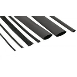 Guaina termo restringente inline e calza trecciata raggruppa cavi