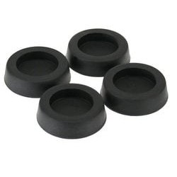 Piedini antivibrazione inline in gomma colore nero per pc-case