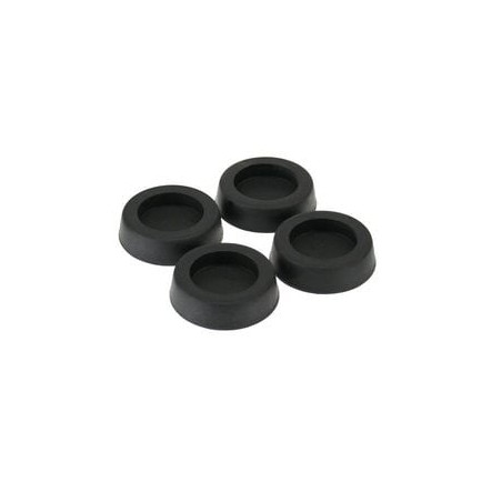 Piedini antivibrazione inline in gomma colore nero per pc-case