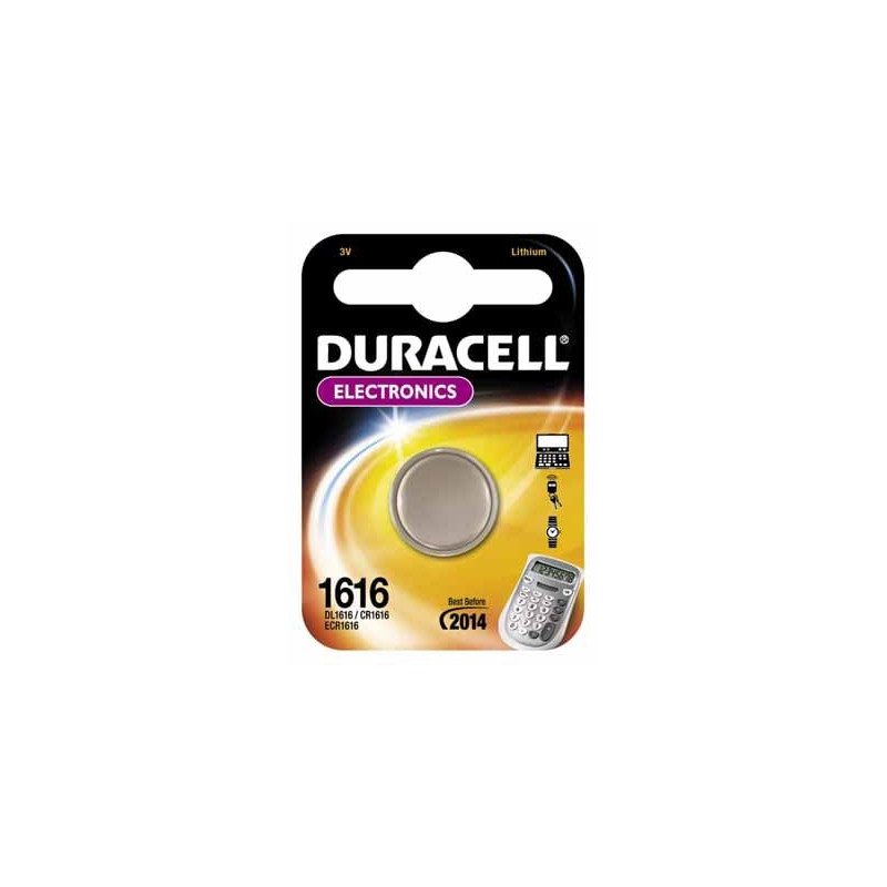 Pila duracell 1x10 pz. al litio dl1616 [duracell]