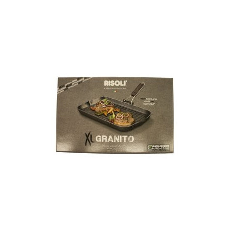 Bistecchiera alluminio risoli cm 43x26 granito [risoli]