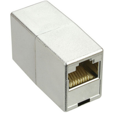 Accoppiatore cavi lan inline cat.5e da rj45 femmina a rj45 femmina,