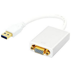 Adattatore usb techly convertitore da usb 3.0 a vga