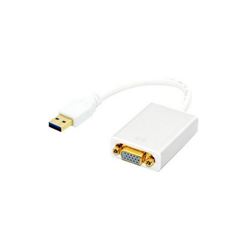 Adattatore usb techly convertitore da usb 3.0 a vga