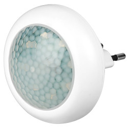 Lampada da presa goobay - luce notturna led rotonda con sensore