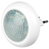 Lampada da presa goobay - luce notturna led rotonda con sensore