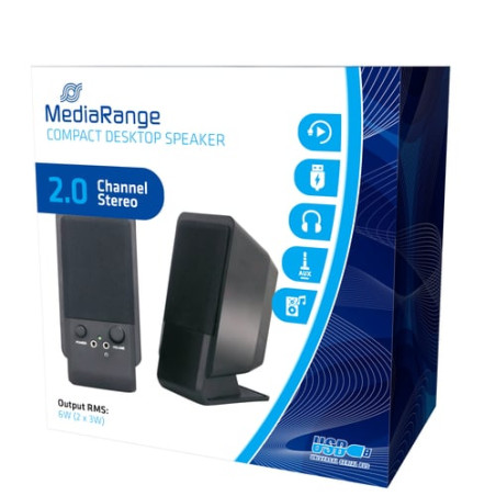 Altoparlanti mediarange compact desktop usb 2.0 [mros352]