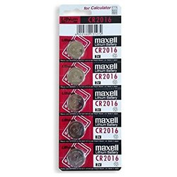 Pila maxell 5 pz. cr2016 litio 3v d20 h1,6mm