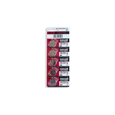 Pila maxell 5 pz. cr2016 litio 3v d20 h1,6mm