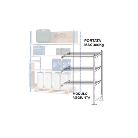 kit aggiunta scaffale in metallo [k603161]