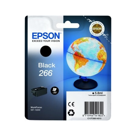 Cartuccia epson nero 266 globe [c13t26614010]