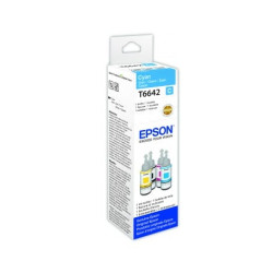 Cartuccia epson flacone t6642 ciano 70ml [c13t664240]