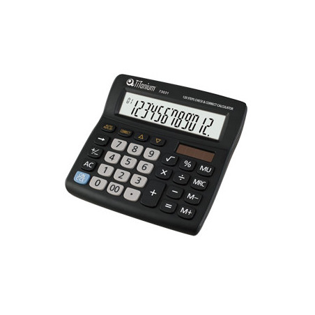 Calcolatrice titanium da tavolo 12 cifre 73031 [cd2706-12rp]