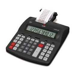 Calcolatrice olivetti summa 303eu professionale nera/bianca scrivente