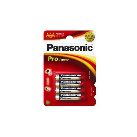Pila panasonic 4 pz. ministilo lr03 pro power aaa 1.5v [c100003]