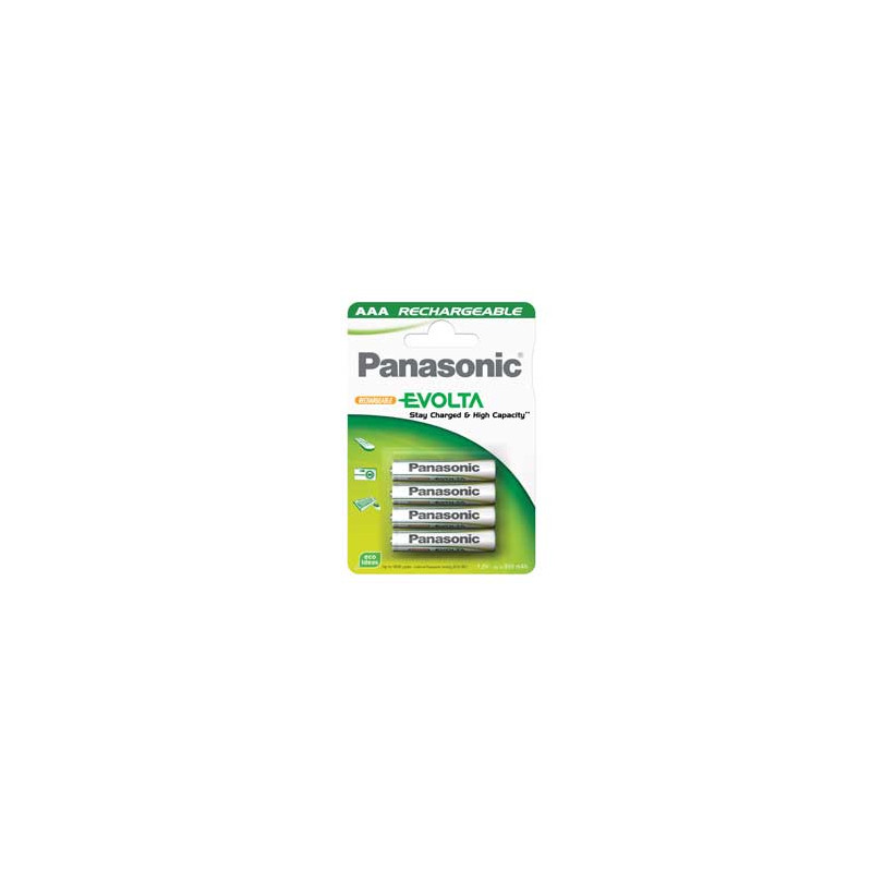 Pila ricaricabile panasonic ministilo aaa 1.2v 750mah infinium 4pz