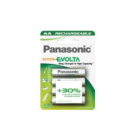 Pila ricaricabile panasonic 4 pz. stilo aa 1,2v infinum [c307016]