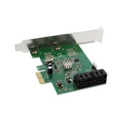 Scheda pci inline scheda controller sata 6gb/s, 4x sata, x1 pci-express