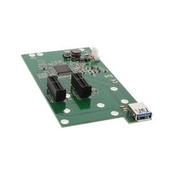 Scheda espansione bus inline da 1x pcie a 2x pcie (pci-express)