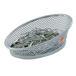 Portaclips alba mesh argenti in rete metallica [meshclip/m]