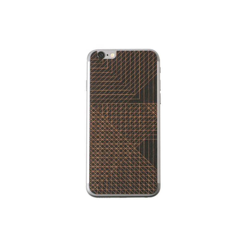 Custodia lazerwood skincell per iphone 6 marrone/kaki [b1182]
