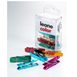 Molla leone 10 pz. mini mollette colori metal assortiti [apm]