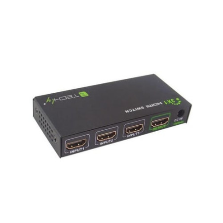 Switch hdmi 3 in 1 out con telecomando, 4kx2k, 3d