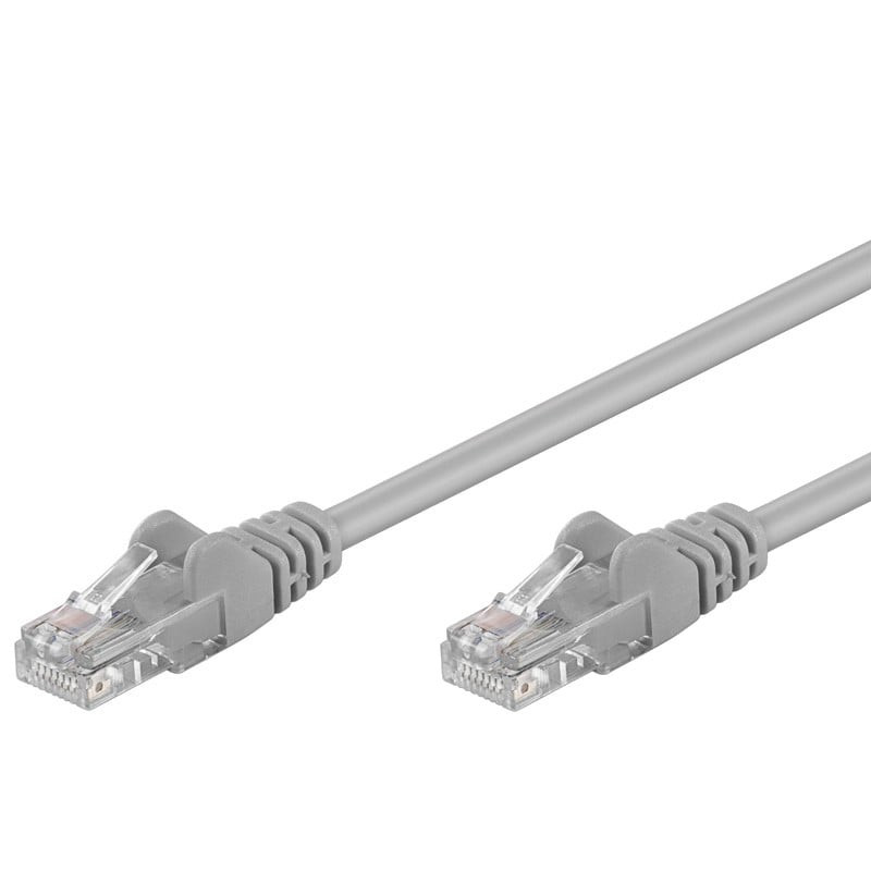 Cavo di rete patch cca cat. 5e grigio utp 2m bulk