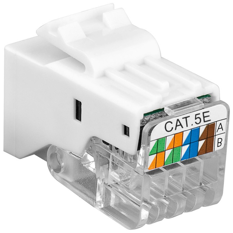 Adattatore di rete intellinet frutto keystone toolless rj45 cat5e