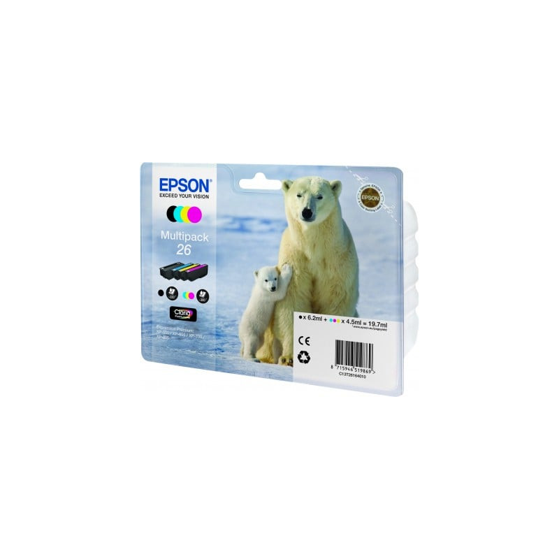 Cartuccia epson t2616 multipack bk/c/m/y