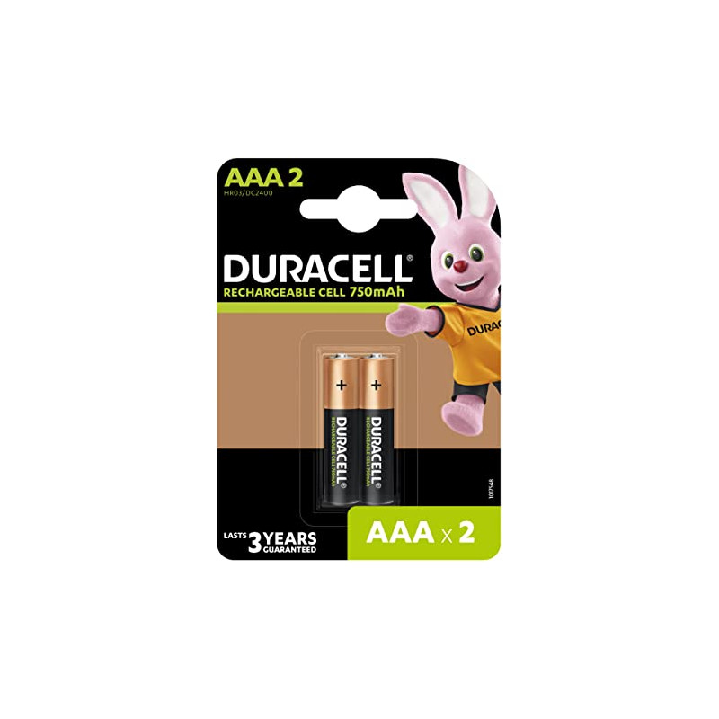 Pila ricaricabile duracell 2 pz. precharged aaa mini stilo dl [81418240]
