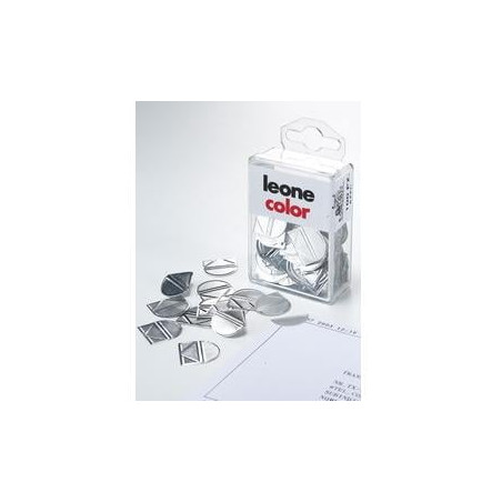 Fermagli leone 100 pz. angolario in alluminio [appc]