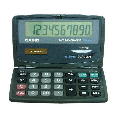 Calcolatrice casio sl-210te tascabile [sl-210te]