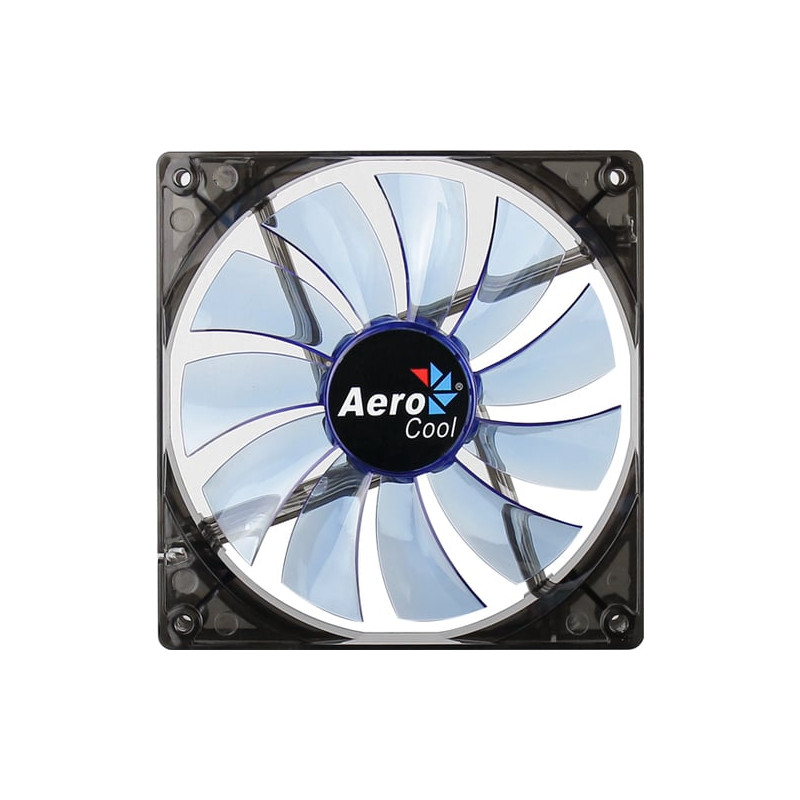 Ventola 140x140 aerocool lighting a led blu [en51400]