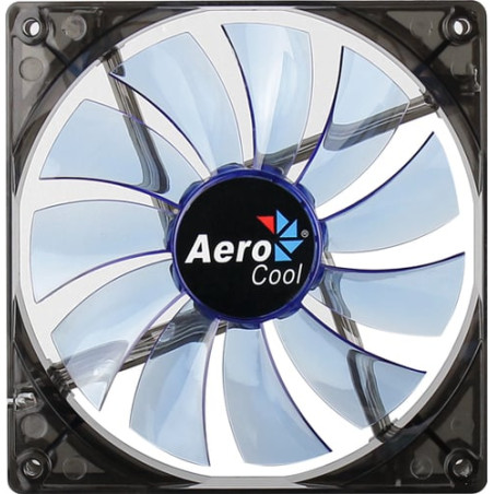 Ventola 140x140 aerocool lighting a led blu [en51400]