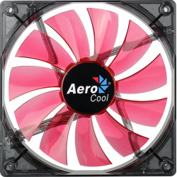 Ventola 140x140 aerocool lighting a led rosso [en51370]