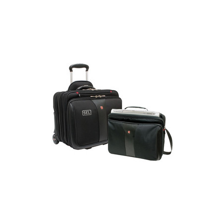 borsa notebook wenger con ruote 17" nero [600662]