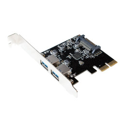 Scheda pci-express card logilink, 2x usb 3.1 (typ a) [pc0080]