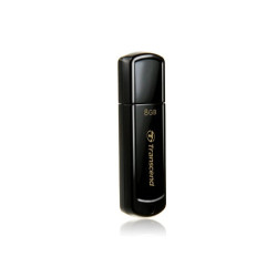 Pen drive 8gb transcend jetflash 350 nero [ts8gjf350]