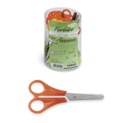 Forbici lebez 24 pz. in barattolo centimetrate 13,5cm per mancini