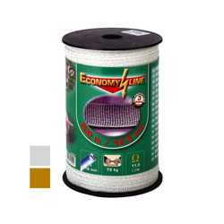 Banda acciaio ama per elettrificatori mm 10 m 200 bianca [ama]