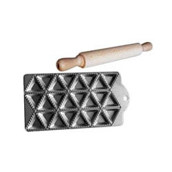 Stampo ottinetti ravioli rettangolare 24 con rullo [ottinetti]