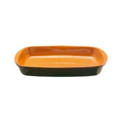 Teglia terracotta coli' rettangolare cm 32x18 [coli]