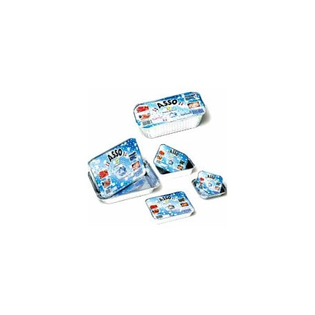 Vaschetta alluminio machx all quadro 16x16 h 3,3 c/cop pz. 4 f05