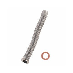 Tubo inox maral acqua inox m1/2"-f1/2" 6,5/12,5 estensibile