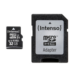 32gb scheda micro sdhc intenso uhs-i professional [3433480]