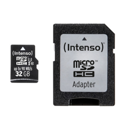 32gb scheda micro sdhc intenso uhs-i professional [3433480]