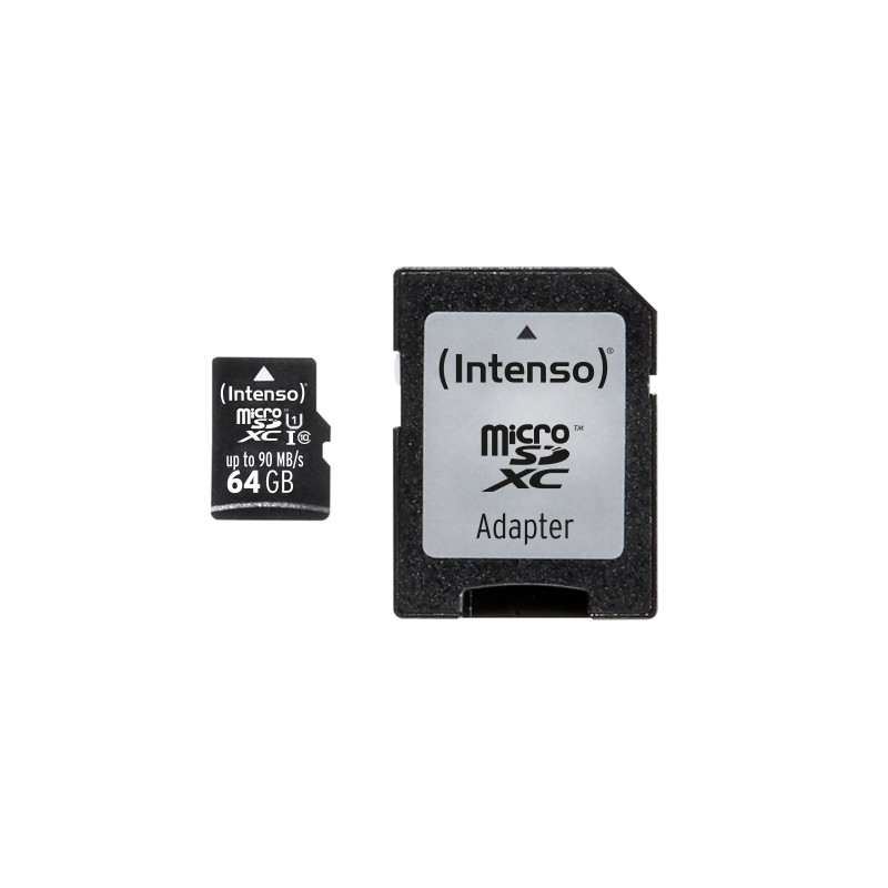 64gb scheda micro sdhc intenso uhs-i professional [3433490]