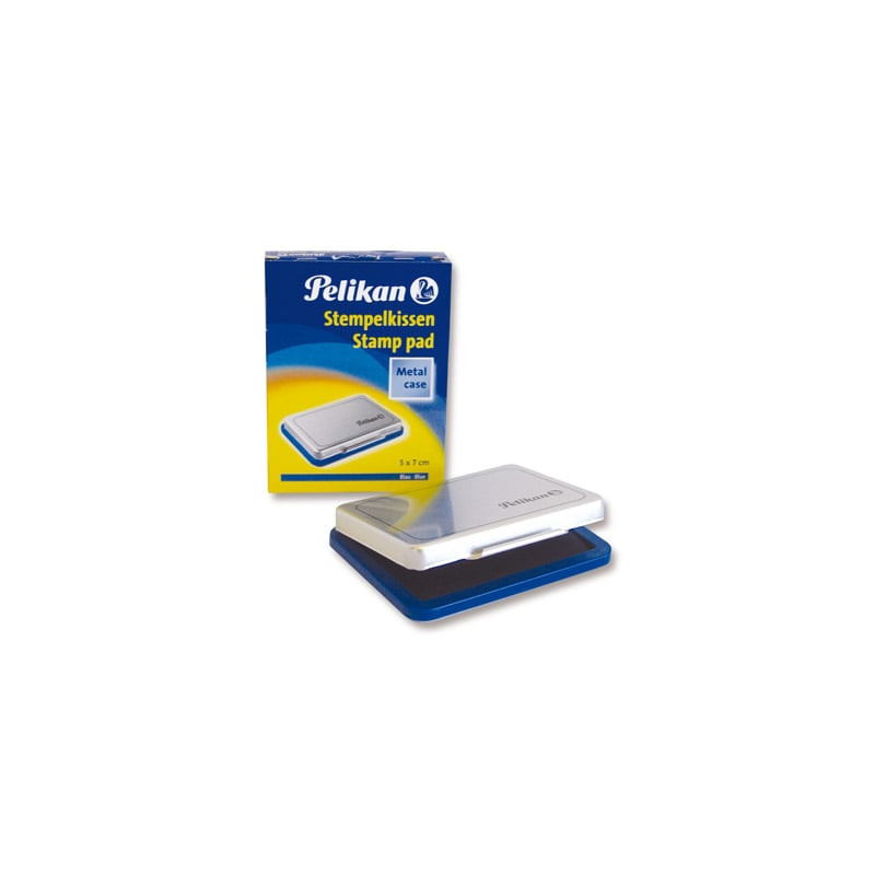 Cuscinetto timbri pelikan 5x7cm n.3 blu [obea13]