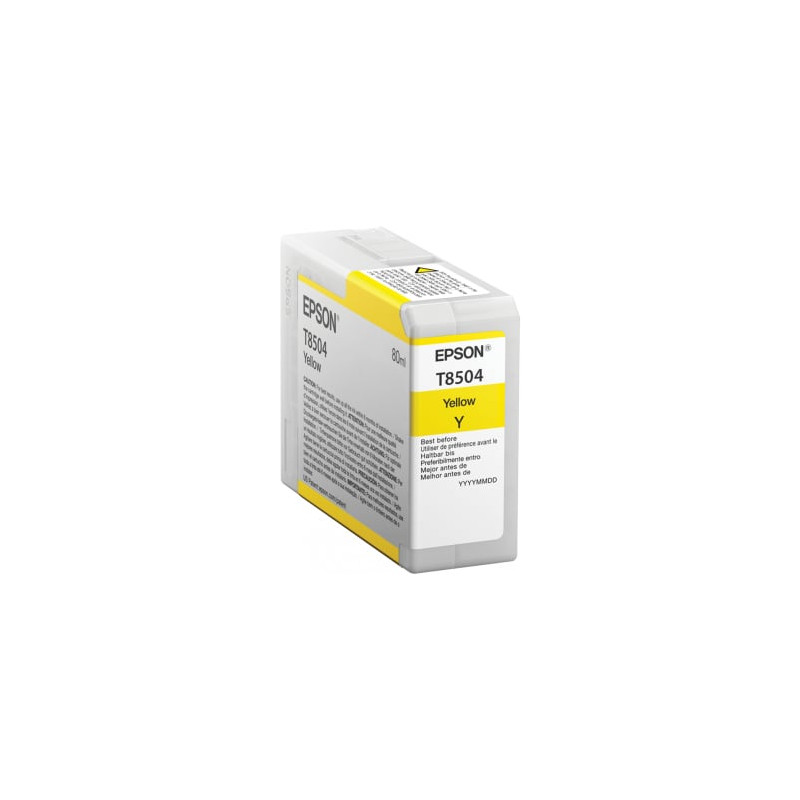 Cartuccia epson giallo t 850 80 ml t 8504 [c13t850400]